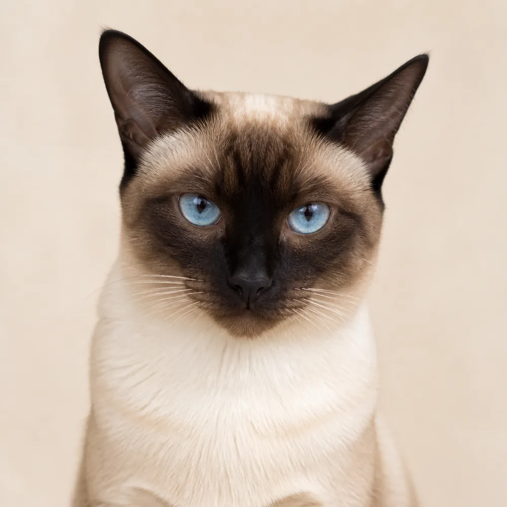A custom cat portrait that keeps the stare